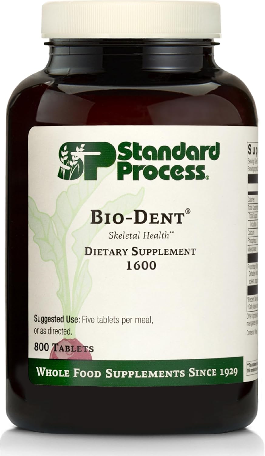Standard Process Bio-Dent – Skeletal Health Food Supplement, 800 Tablets - görsel 1
