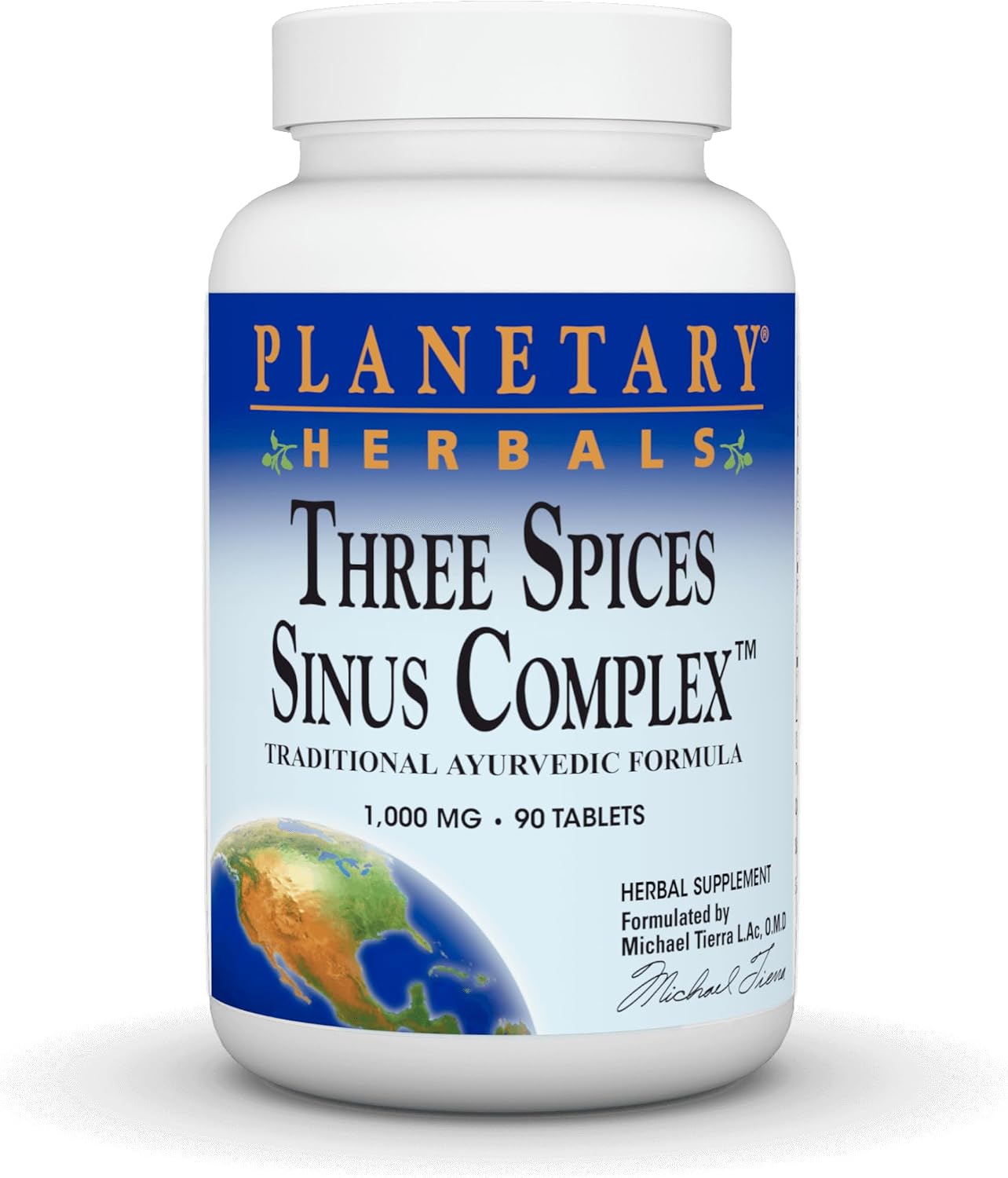 Planetary Herbals Three Spices Sinus Support Tablets - görsel 1