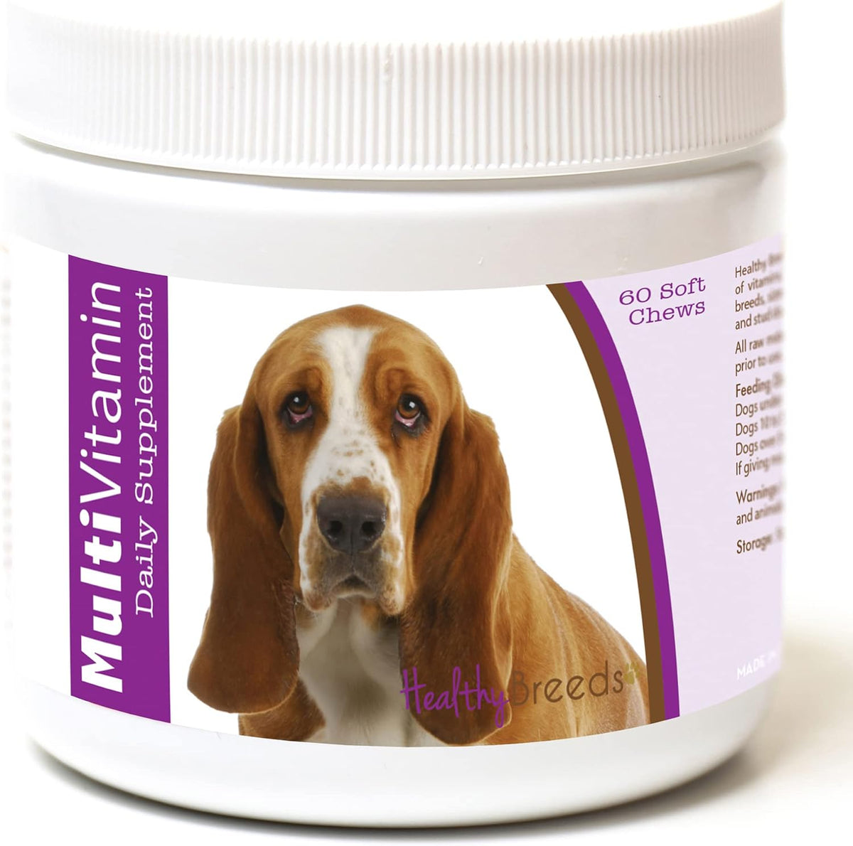 Healthy Breeds Basset Hound Multivitamin Soft Chews 60 Chews - görsel 1