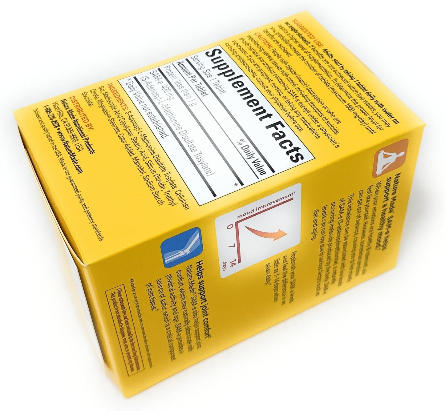 Nature Made SAM-e Complete 400 mg Tablets, 60 Tablets - görsel 6