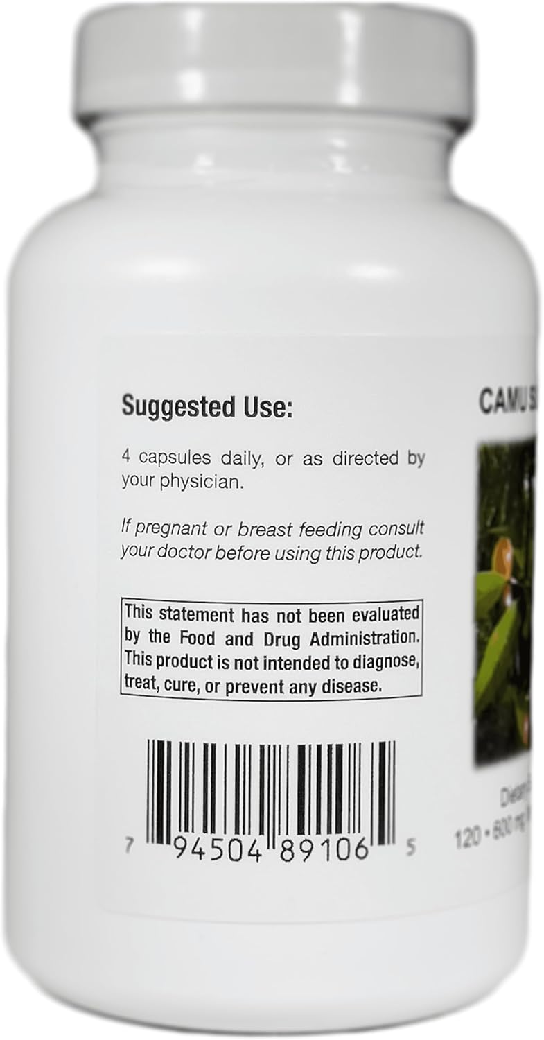 Supreme Nutrition Camu Supreme, 120 Pure Camu Camu Fruit Vegetarian Capsules - görsel 3