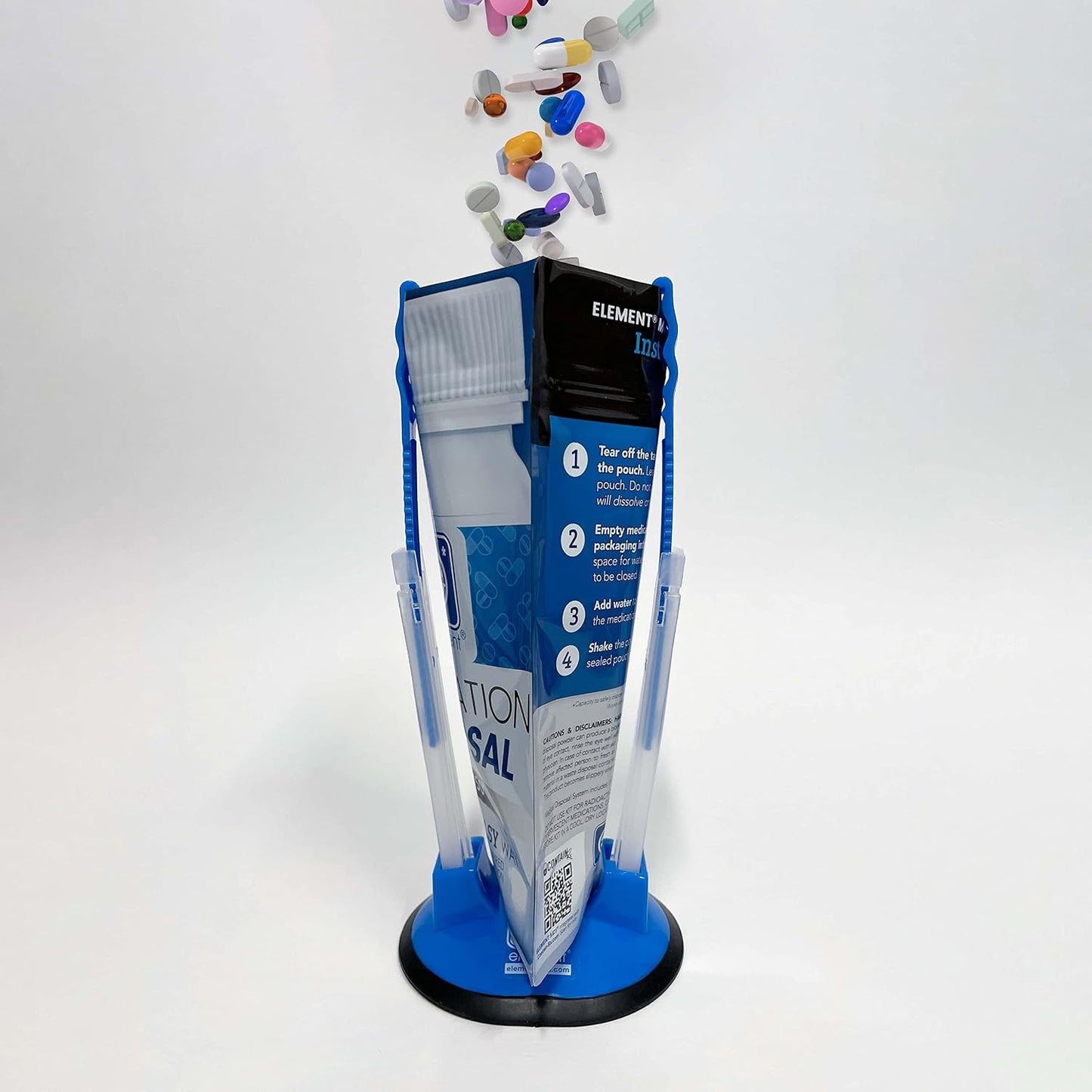 Element MDS XL 750 (5 Pack) with Bag Holder – Medication Disposal System - görsel 2