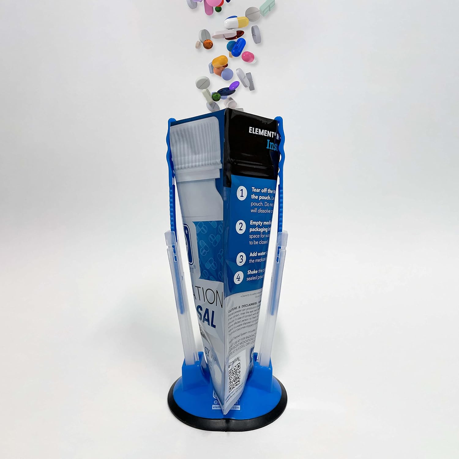 Element MDS XL 750 (5 Pack) with Bag Holder – Medication Disposal System - görsel 2