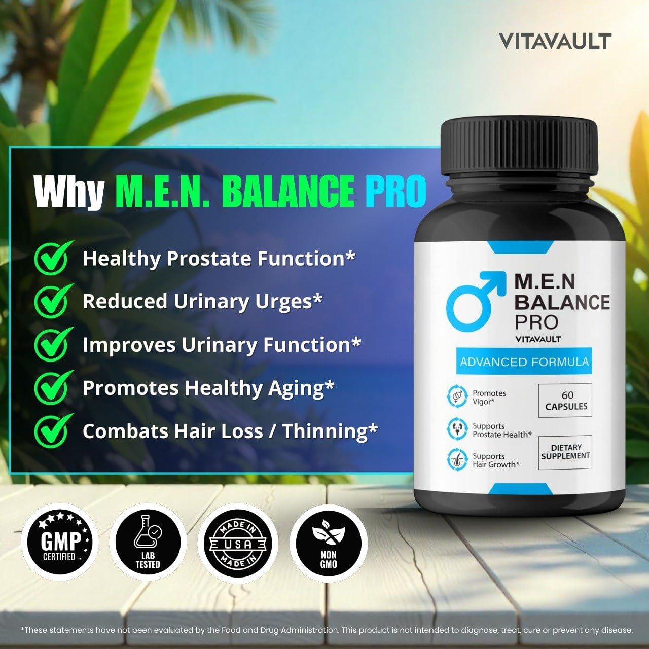 Vitavault M.E.N Balance Pro Capsules (3 Pack) - görsel 5