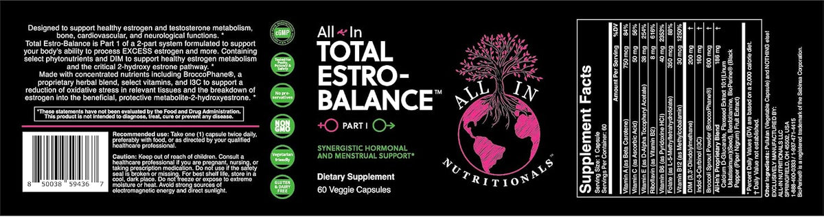 All In Nutritionals Total Estro Balance Part I - görsel 3