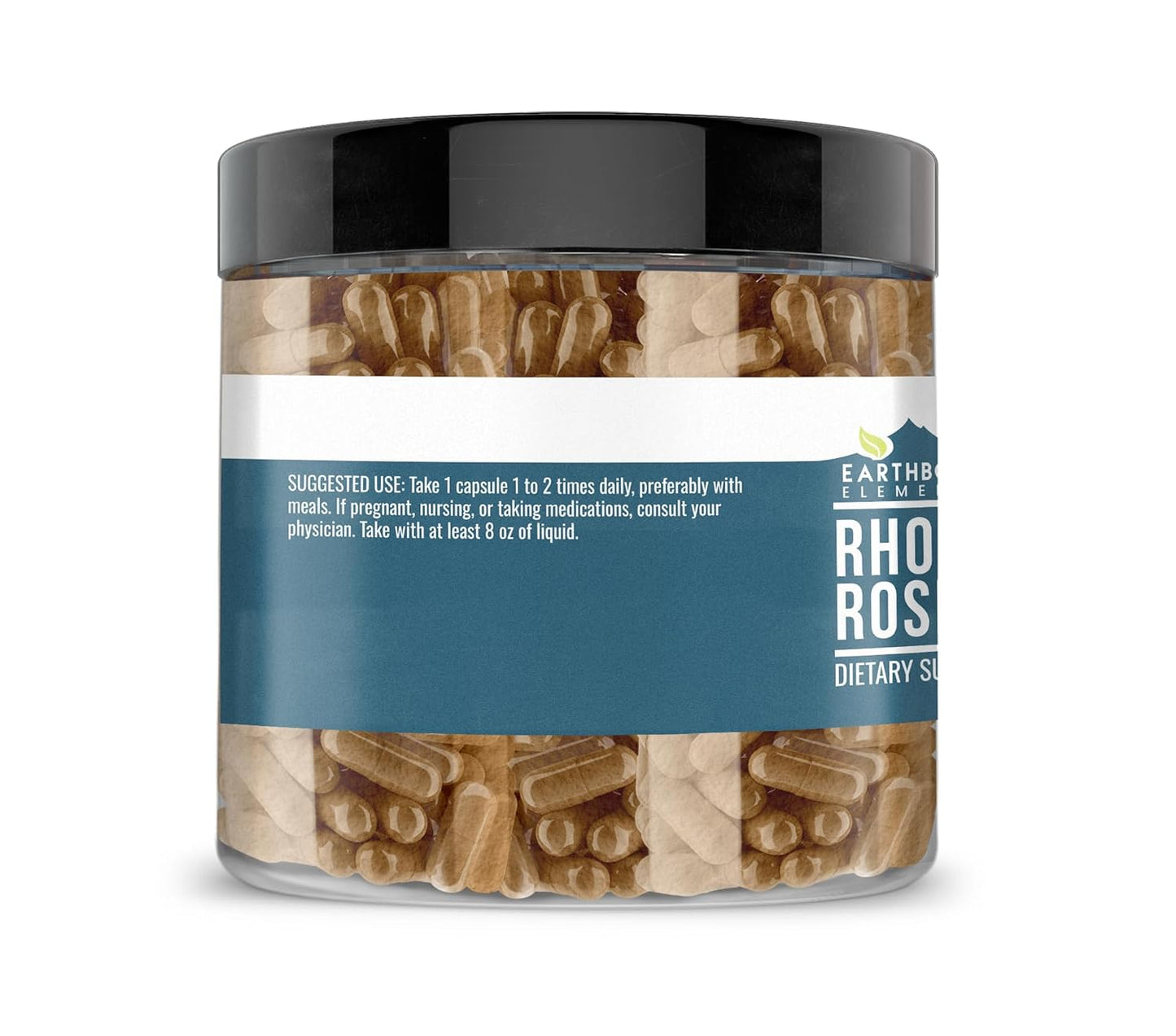 Earthborn Elements Rhodiola Rosea Root Extract 200 Capsules, Pure & Undiluted, No Additives - görsel 3
