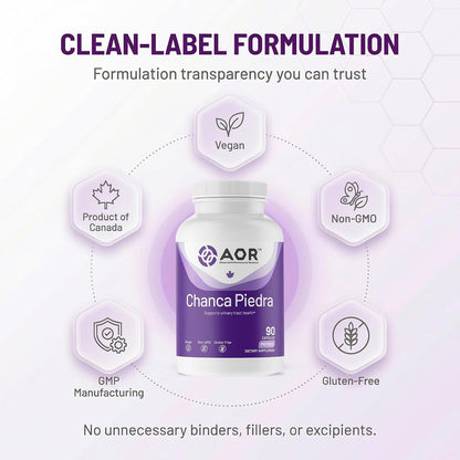 AOR Chanca Piedra 500mg – 90 Vegan Capsules