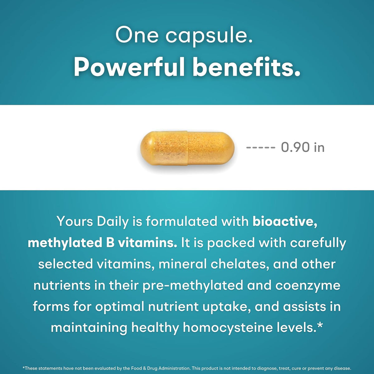 You Vites Methylated Multivitamin for Men and Women - Methyl Multi Iron-Free - 60 Capsules - görsel 6