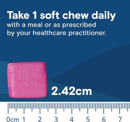 Bariatric Fusion Calcium Citrate Chews with Vitamin D3 - Sugar Free Strawberry - 60 Chews