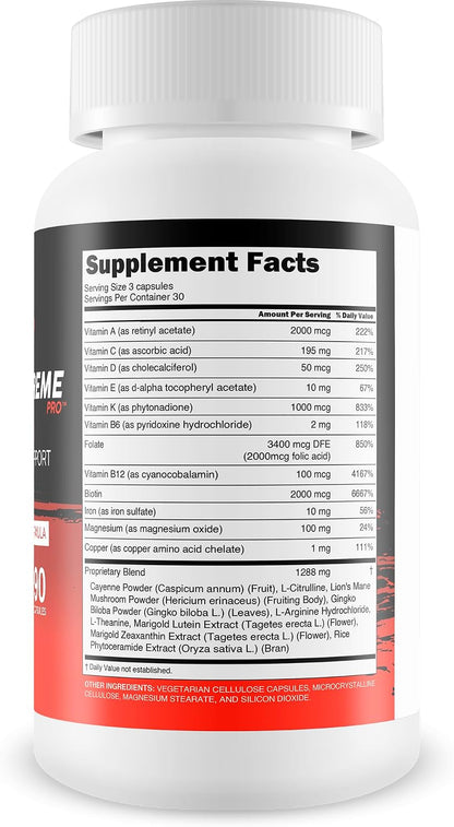Circulation Magnum Xtreme Pro - Advanced Formula - Blood Flow & Circulation Supplement for Men and Women - With L-Citrulline and Ginkgo Biloba - Natural Support for Vascular Health