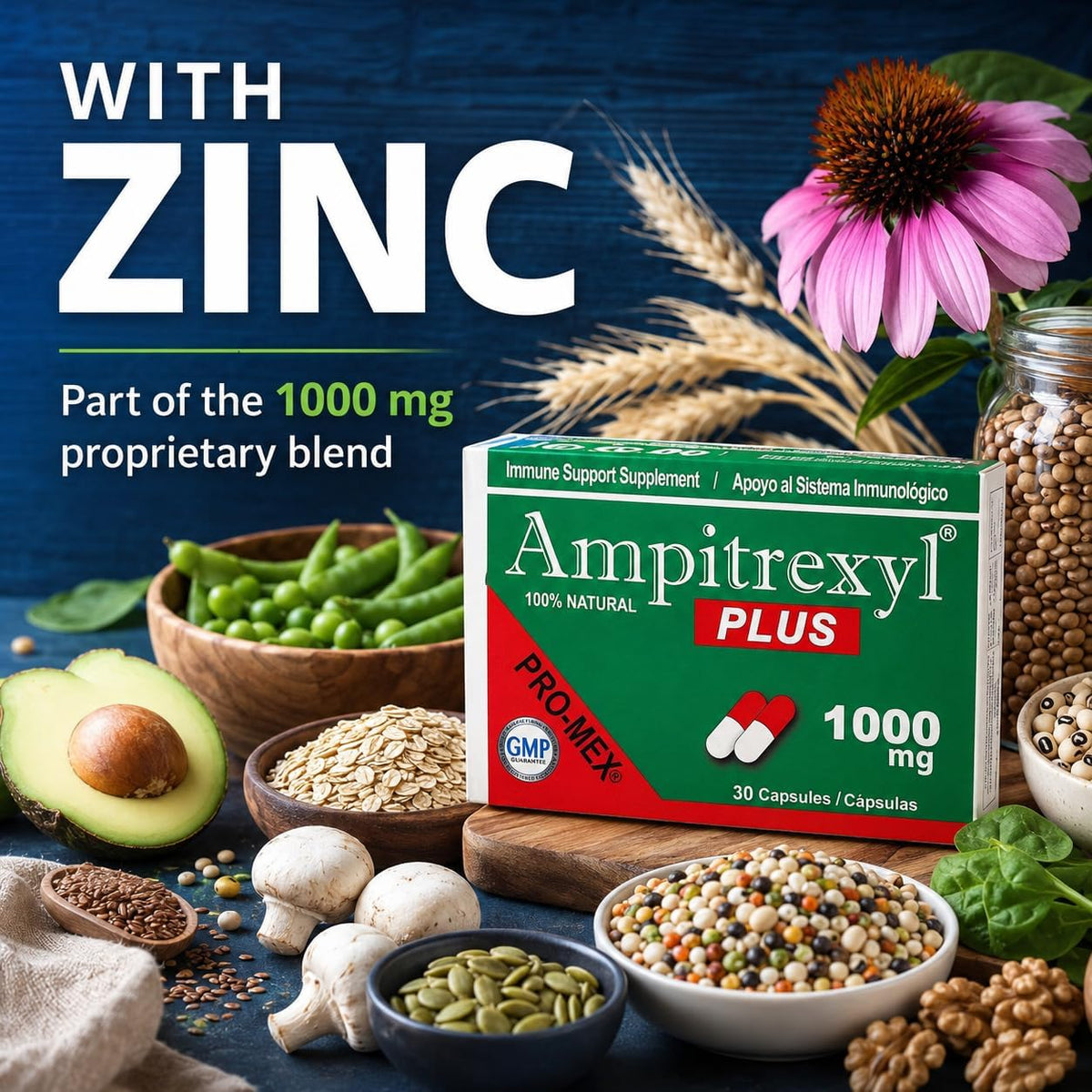 Ampitrexyl Plus Antioxidant Capsules, 1000 mg, 30 Capsules - görsel 6