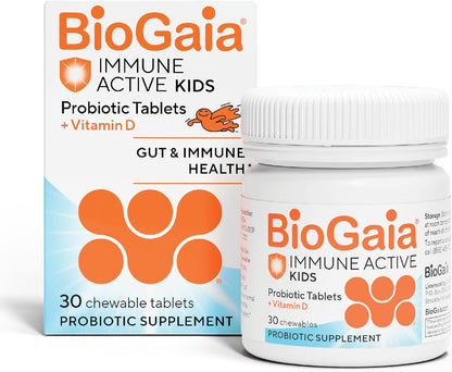 BioGaia Immune Active Kids Probiotic + Vitamin D Chewable