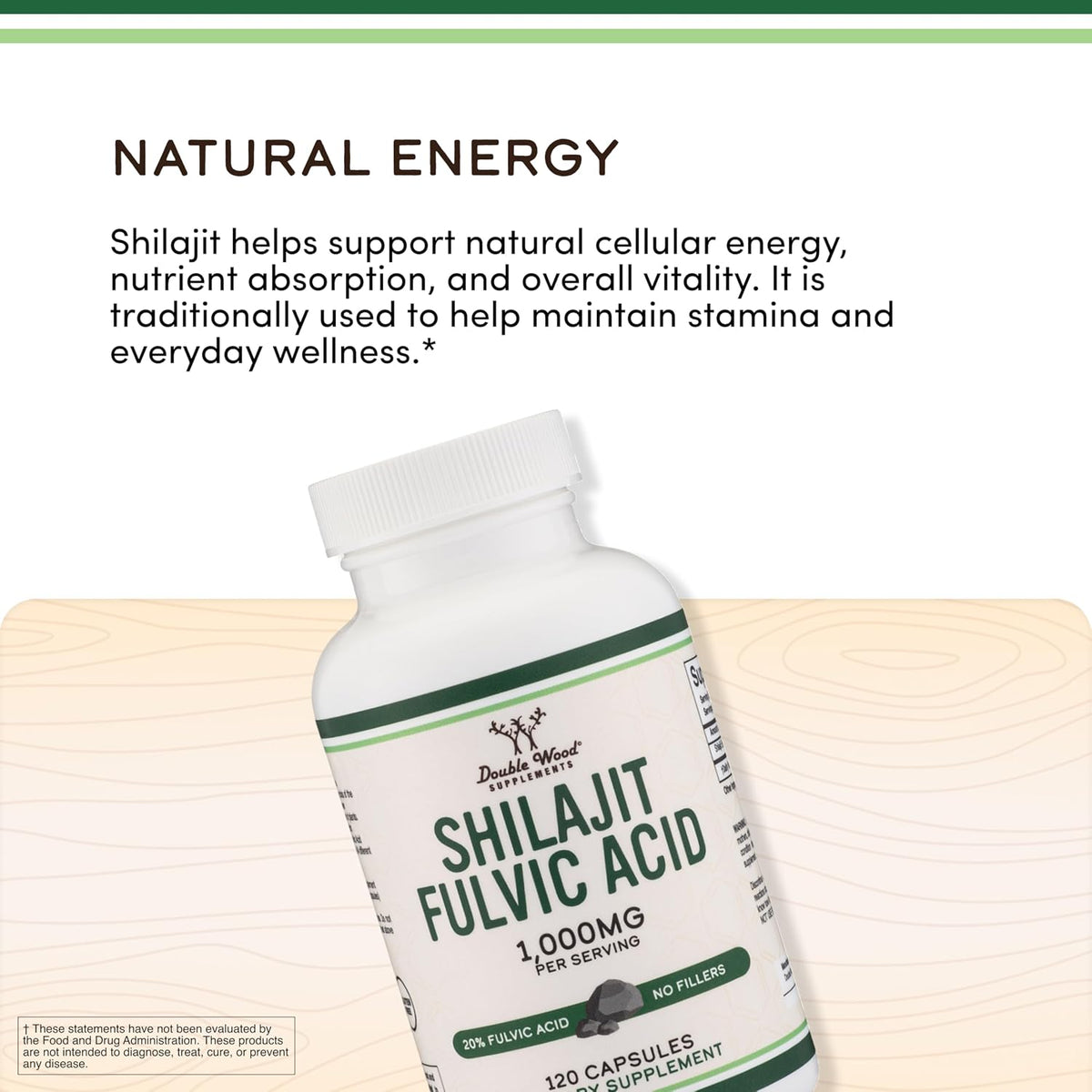 Shilajit Pure Himalayan Capsules (20% Fulvic Acid) - 1,000 mg per Serving, 120 Capsules - görsel 4