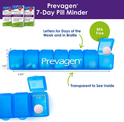 Prevagen Regular Strength Mixed Berry Chewables - Brain Supplement with Apoaequorin & Vitamin D3 - 90 Chewable Tablets (3 Month Supply)