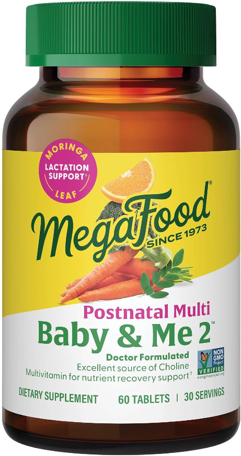 MegaFood Baby & Me 2 Postnatal Vitamins - 60 Tablets (30 Servings) - görsel 1