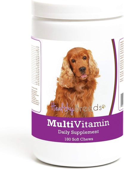 Healthy Breeds Cocker Spaniel Multivitamin Soft Chew for Dogs 180 Chews