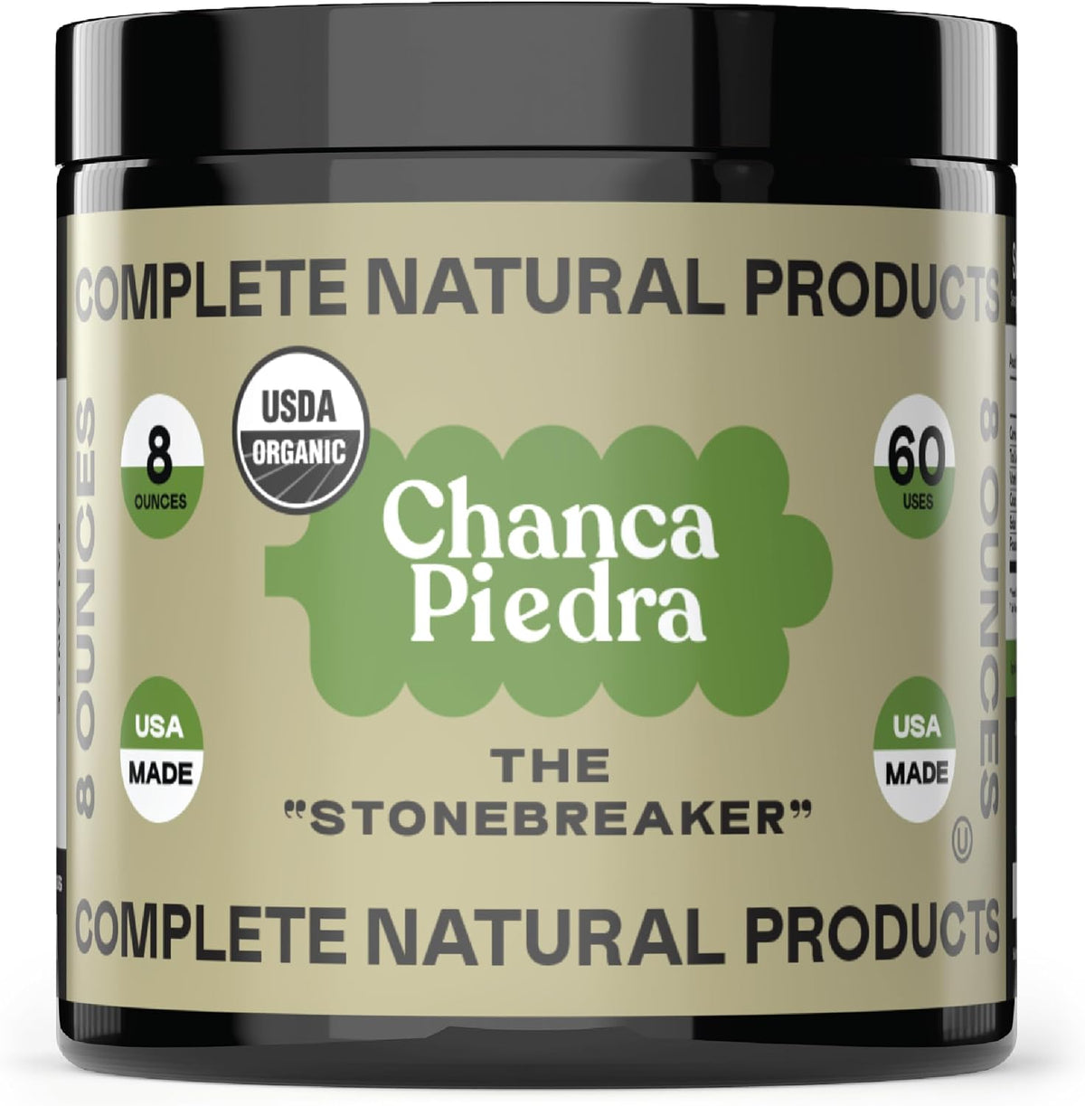 Complete Natural Products Chanca Piedra Organic Powder - Kidney and Gallbladder Support (227 g) - görsel 1