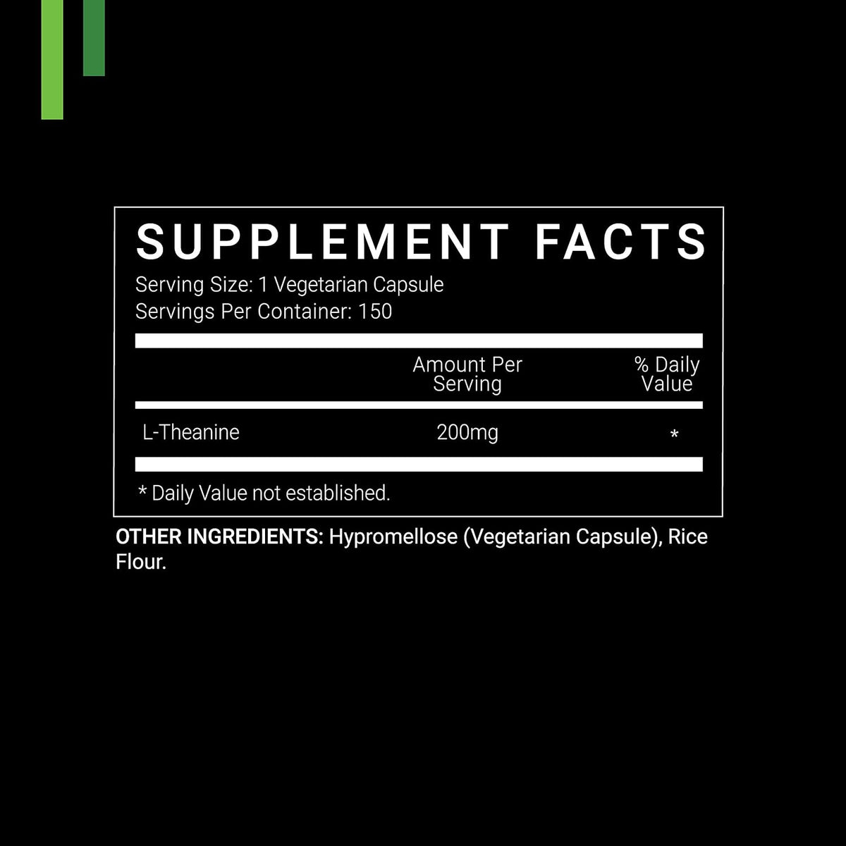 SYMNUTRITION L-Theanine 200mg — 150 Capsules (Vegan) - görsel 2