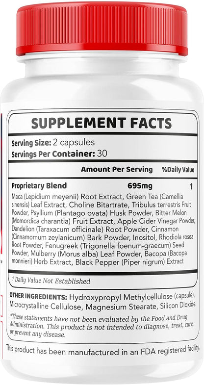 GlucoBio Capsules (5-Pack) – Advanced Formula for Overall Health & Wellness