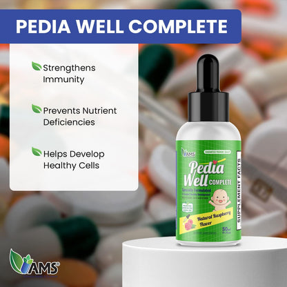 America Medic & Science PediaWell Complete Liquid Multivitamin for Children – 50 ml