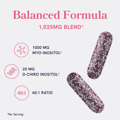 Myo-Inositol & D-Chiro Inositol for Hormone Balance for Women | Microbeadlets to Regulate Menstrual Cycle & Support Ovarian – Image 2