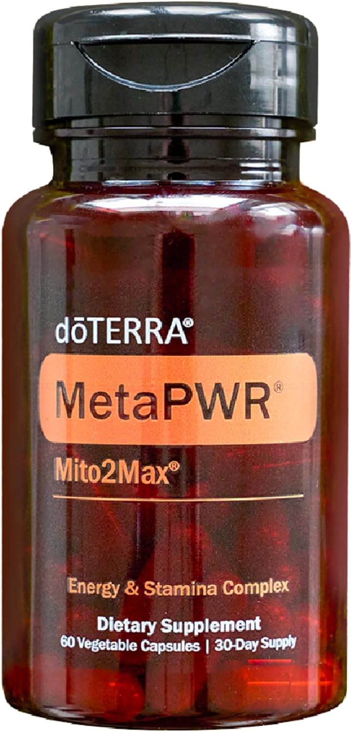 doTERRA MetaPWR Mito2Max Energy Supplement - 60 Capsules - görsel 1