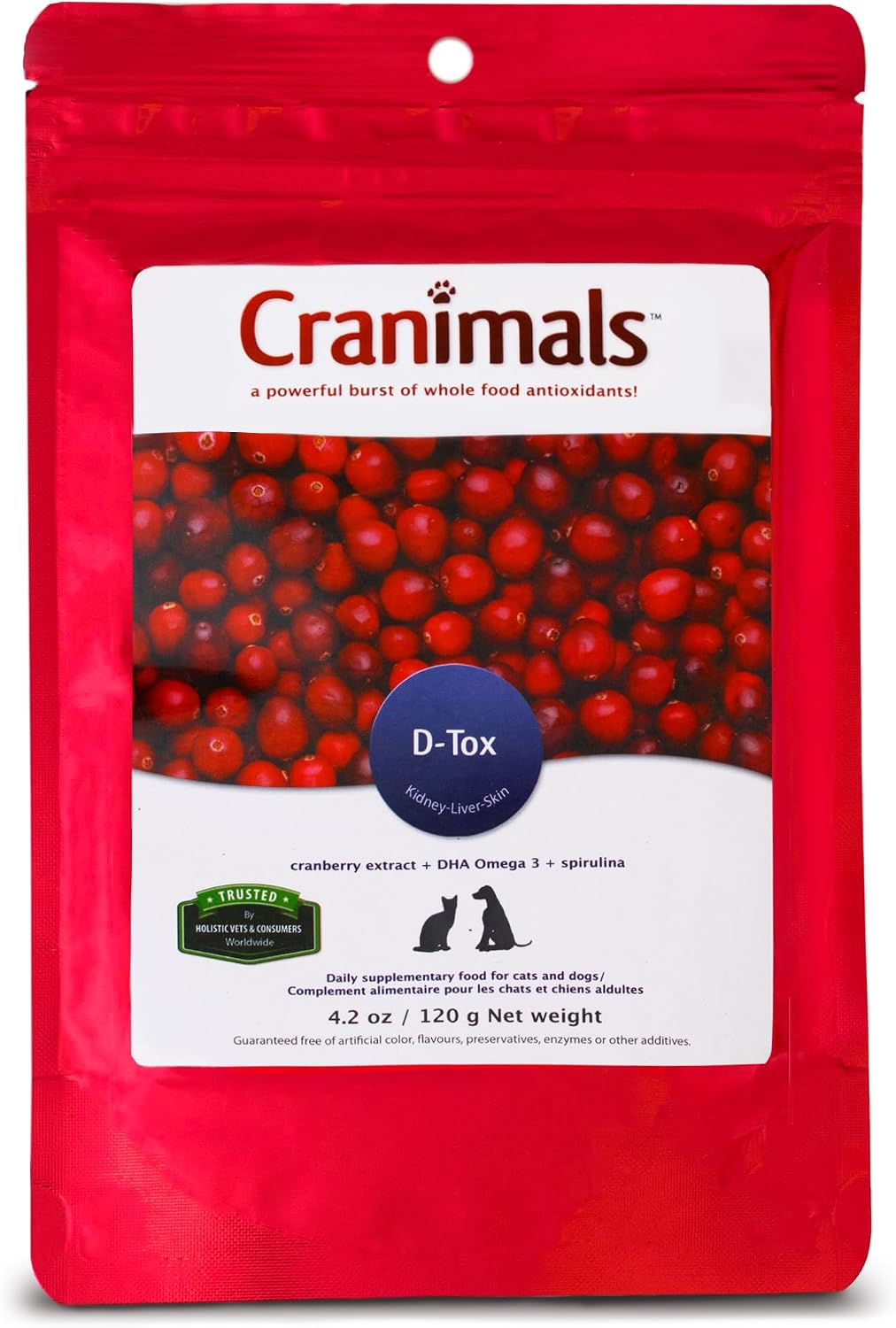 Cranimals D-Tox Supplement for Dogs, 4.2 oz - görsel 1