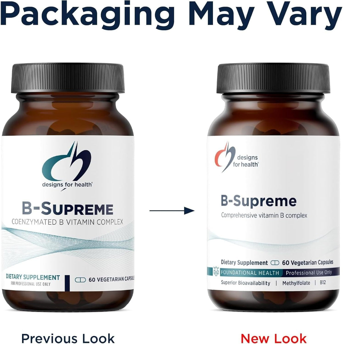 Vitamin B Supreme - B Complex Supplement with Folate, B12 and Niacin - görsel 3
