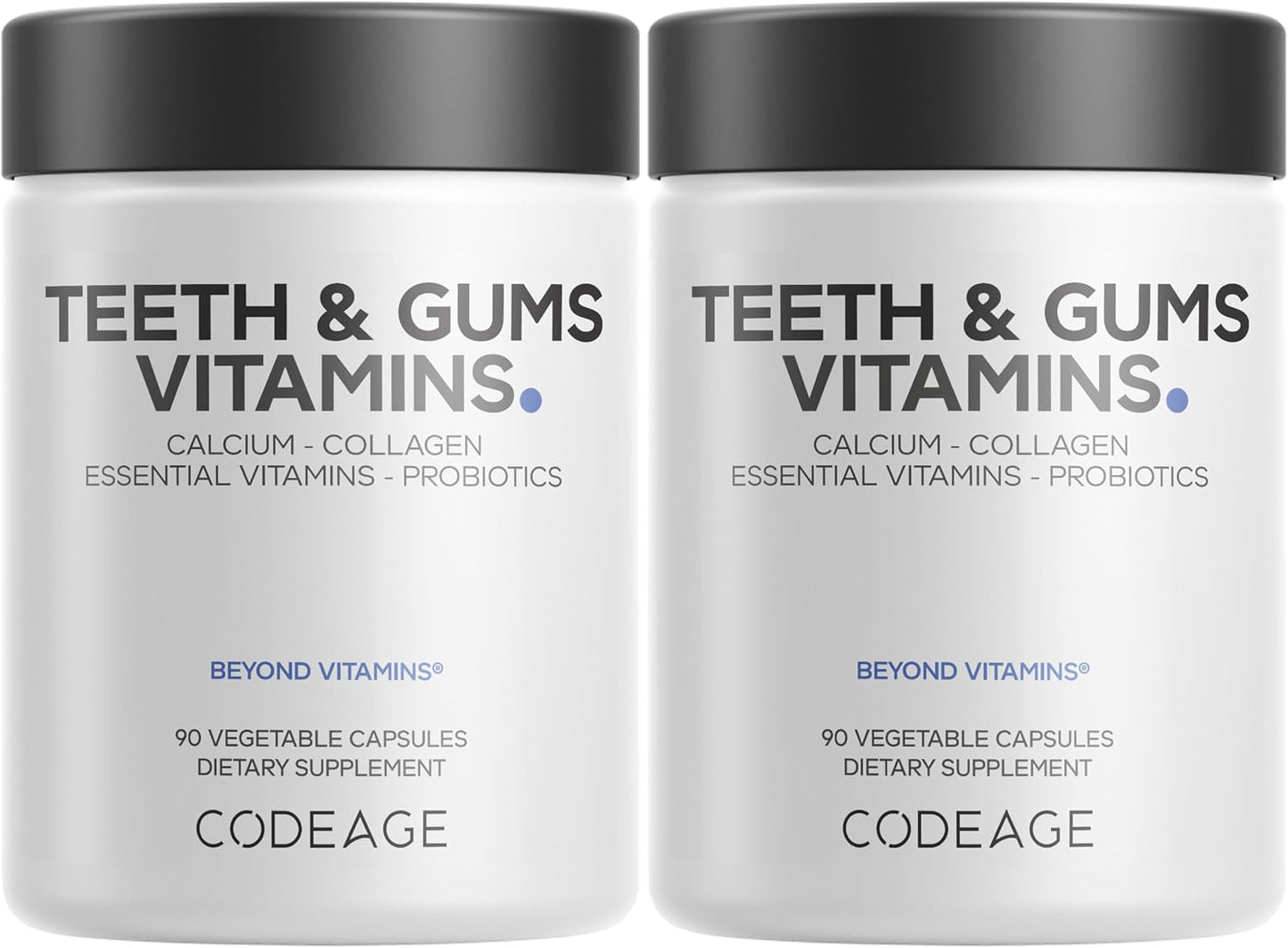 Codeage Teeth & Gums Vitamins + Oral Probiotics - 90 Capsules - görsel 10