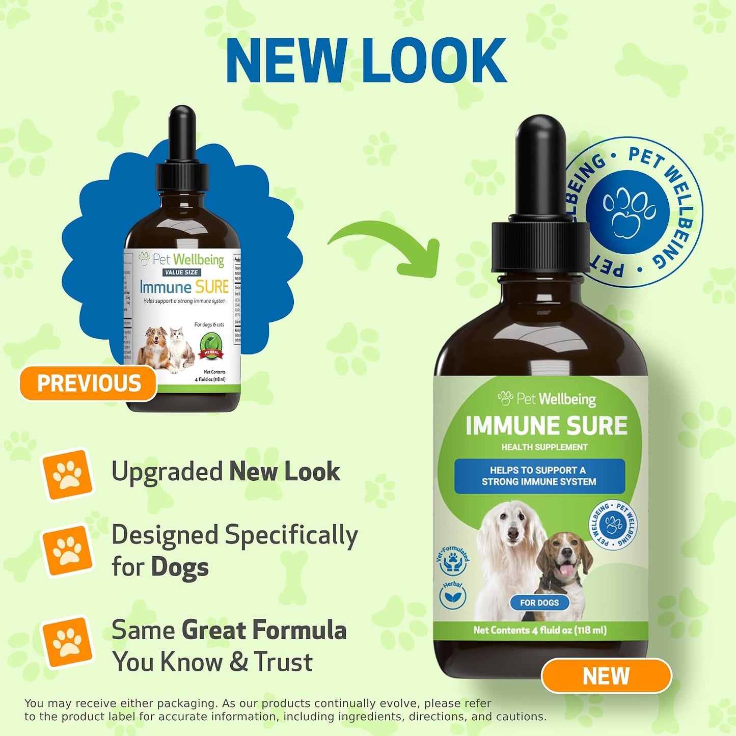 Pet Wellbeing Immune Sure for Dogs – Herbal Immune Support Supplement (118 ml) - görsel 2