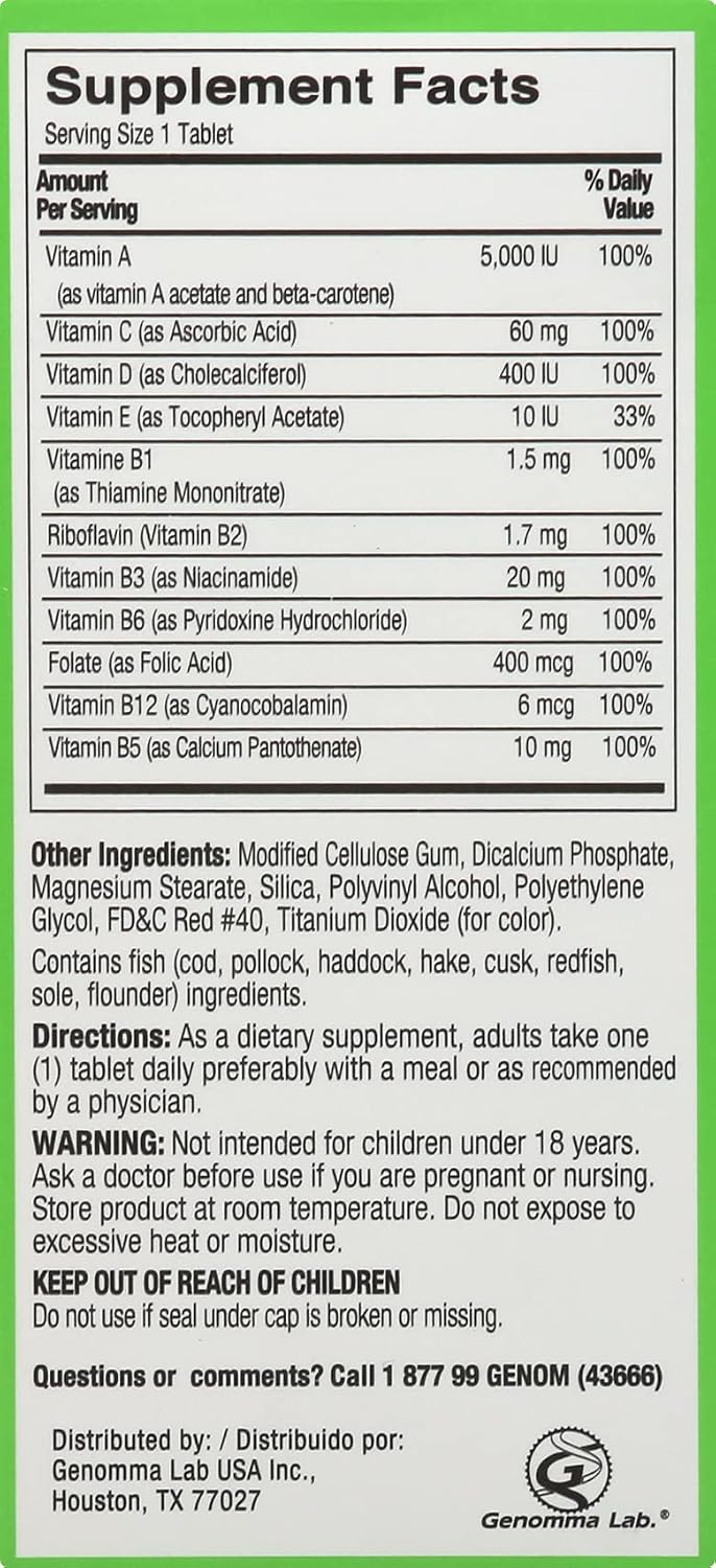 Shot B Energy Multivitamin - 60 Tablets (Pack of 12) - görsel 3