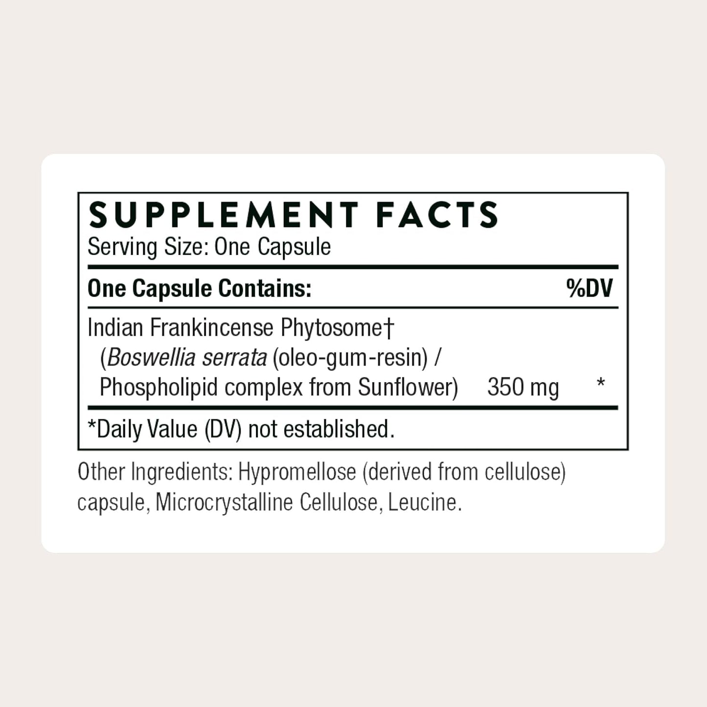 THORNE Boswellia Phytosome – 60 Capsules - görsel 2