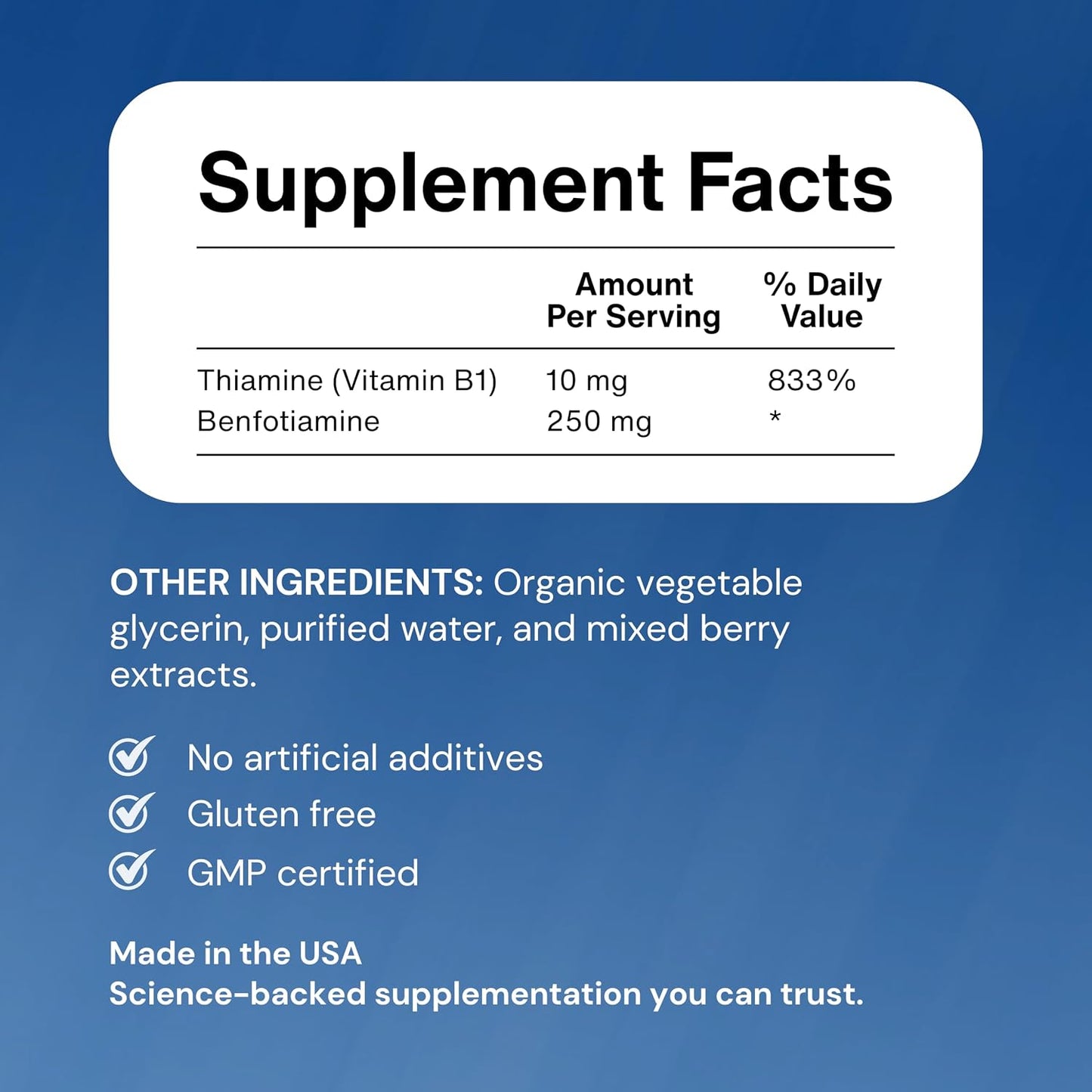LIV Vitamin B1 Liquid – Thiamine & Benfotiamine Supplement – Fast-Absorbing Liquid Drops – 60 ml - görsel 6