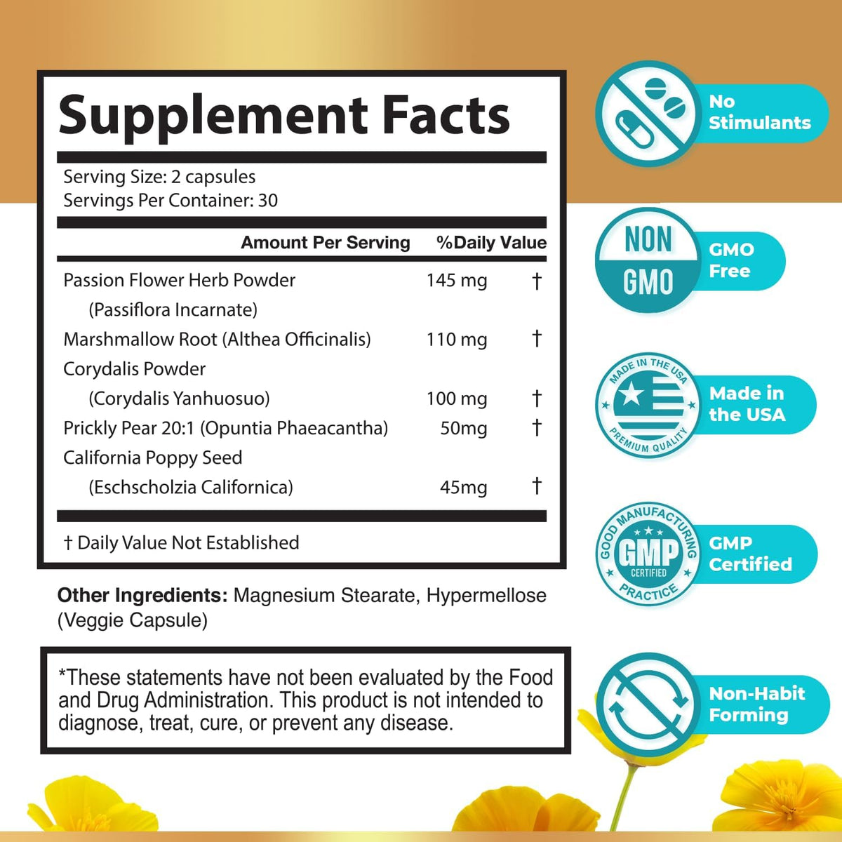 NerveCalm – Passion Flower & Prickly Pear Caps - görsel 3