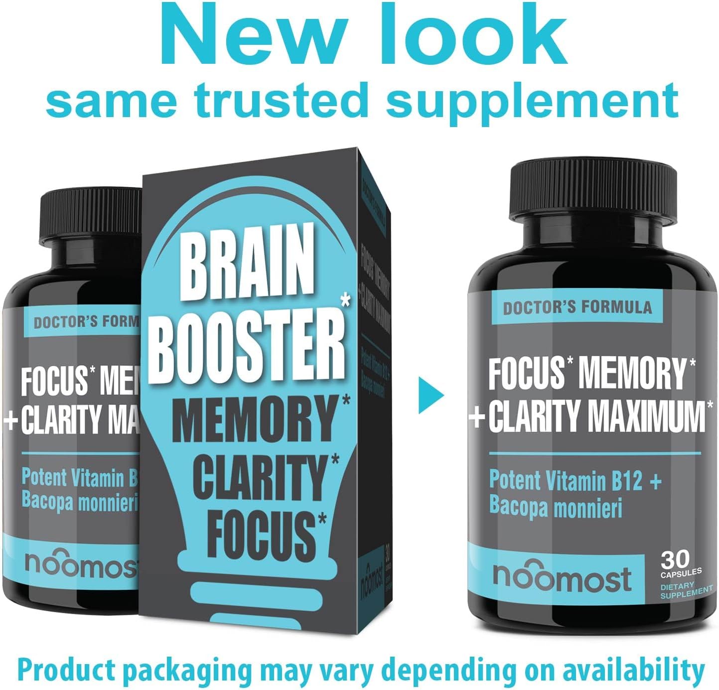 NooMost Brain Booster Supplement - Focus, Memory and Clarity Support - görsel 2