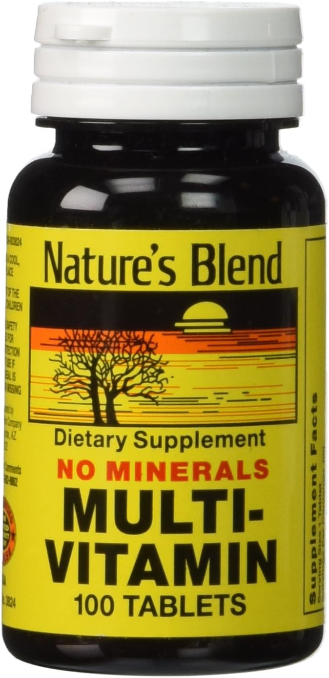 Nature's Blend Multi-Vitamin Without Minerals, 100 Tablets - görsel 1