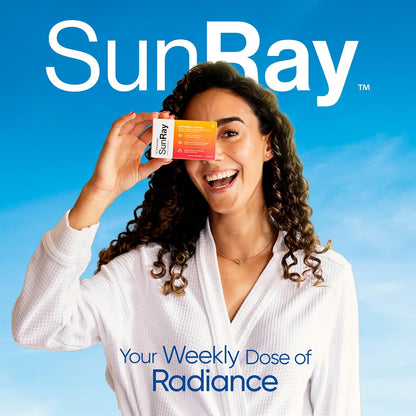 Sunray® Calcifediol Vitamin D Supplement | Fast-Acting Once-Weekly Vitamin D | High Bioavailability 25-Hydroxyvitamin D | Immune, Bone & Muscle Support | 4 Capsules