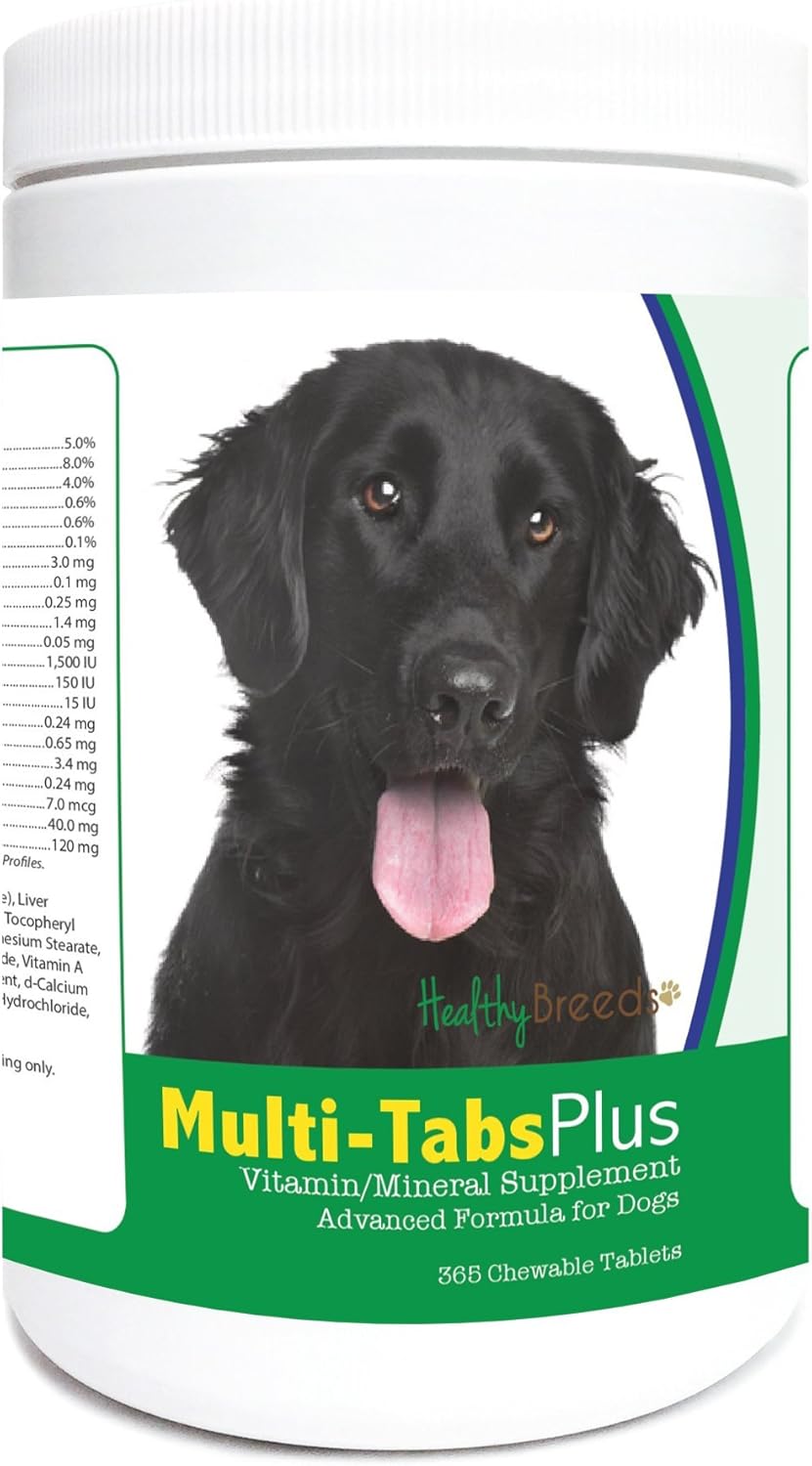 Healthy Breeds Flat Coated Retriever Multi-Tabs Plus Chewable Tablets 365 Count - görsel 1