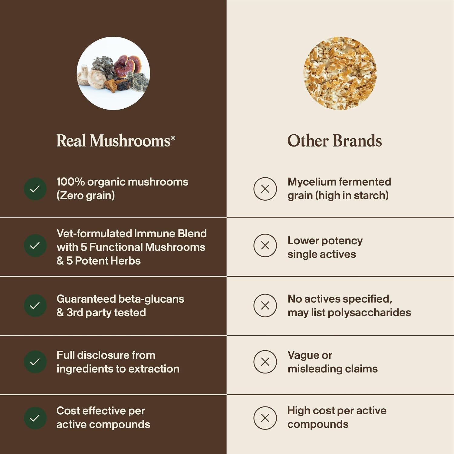 Real Mushroom Immune Pet Chews – Daily Digestive & Immune Support for Dogs and Cats (60 Chews) - görsel 7