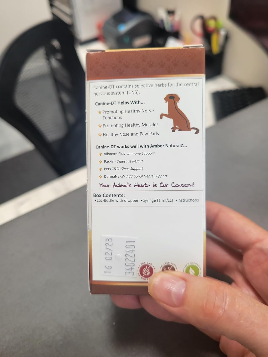 Amber NaturalZ Canine-DT Herbal Supplement for Dogs - 1 oz (30 ml) - görsel 6