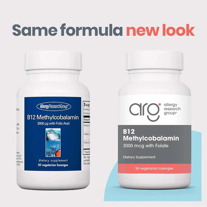 NutriCology B12 Methylcobalamin - Bioactive Vitamin B12 Lozenges