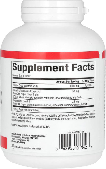 Natural Factors Vitamin C 1000 mg Time Release