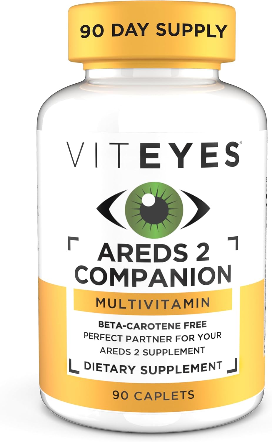 Viteyes Classic AREDS 2 Companion Beta-Carotene Free Multivitamin, 90 Caplets - görsel 1