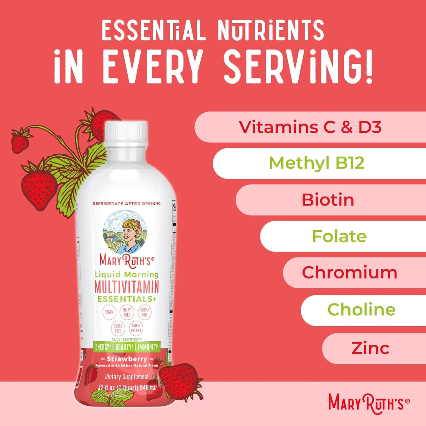 MaryRuth's Liquid Morning Multivitamin Essentials+ - görsel 7