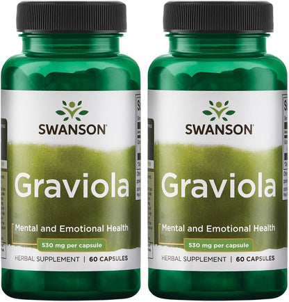 Swanson Graviola 530 mg 60 Capsules