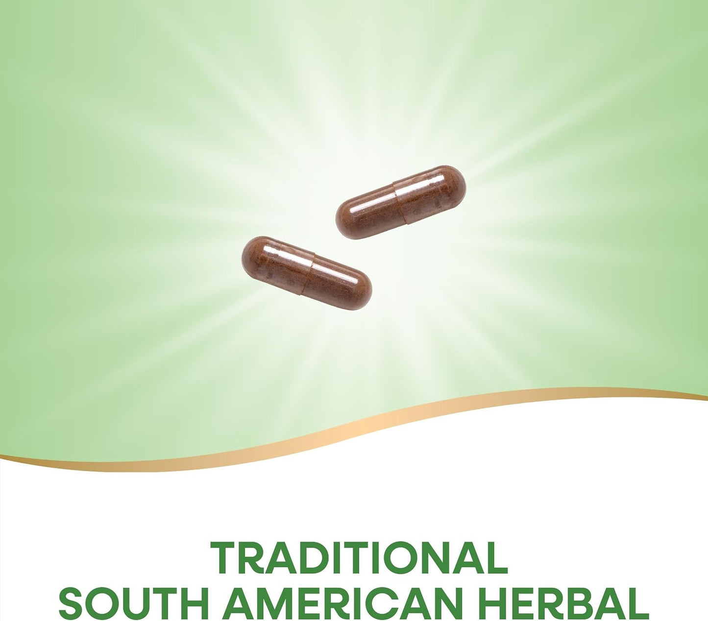 Nature's Way Pau d'Arco Inner Bark, Traditional South American Herb, 2,180 mg per 4-Capsule Serving, 100 Capsules - görsel 3