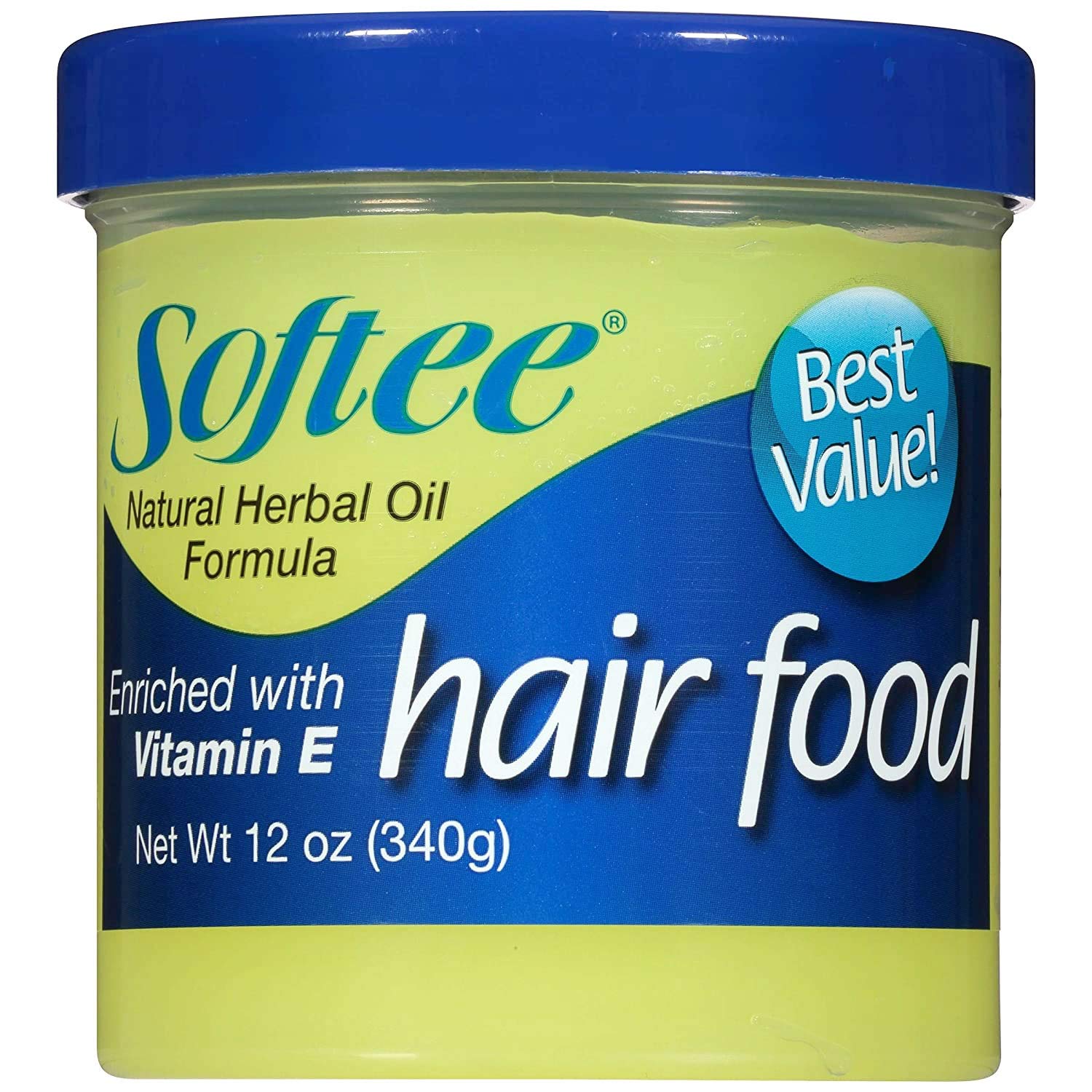 Softee Hair Food with Vitamin E 340g, Pack of 3 - görsel 1