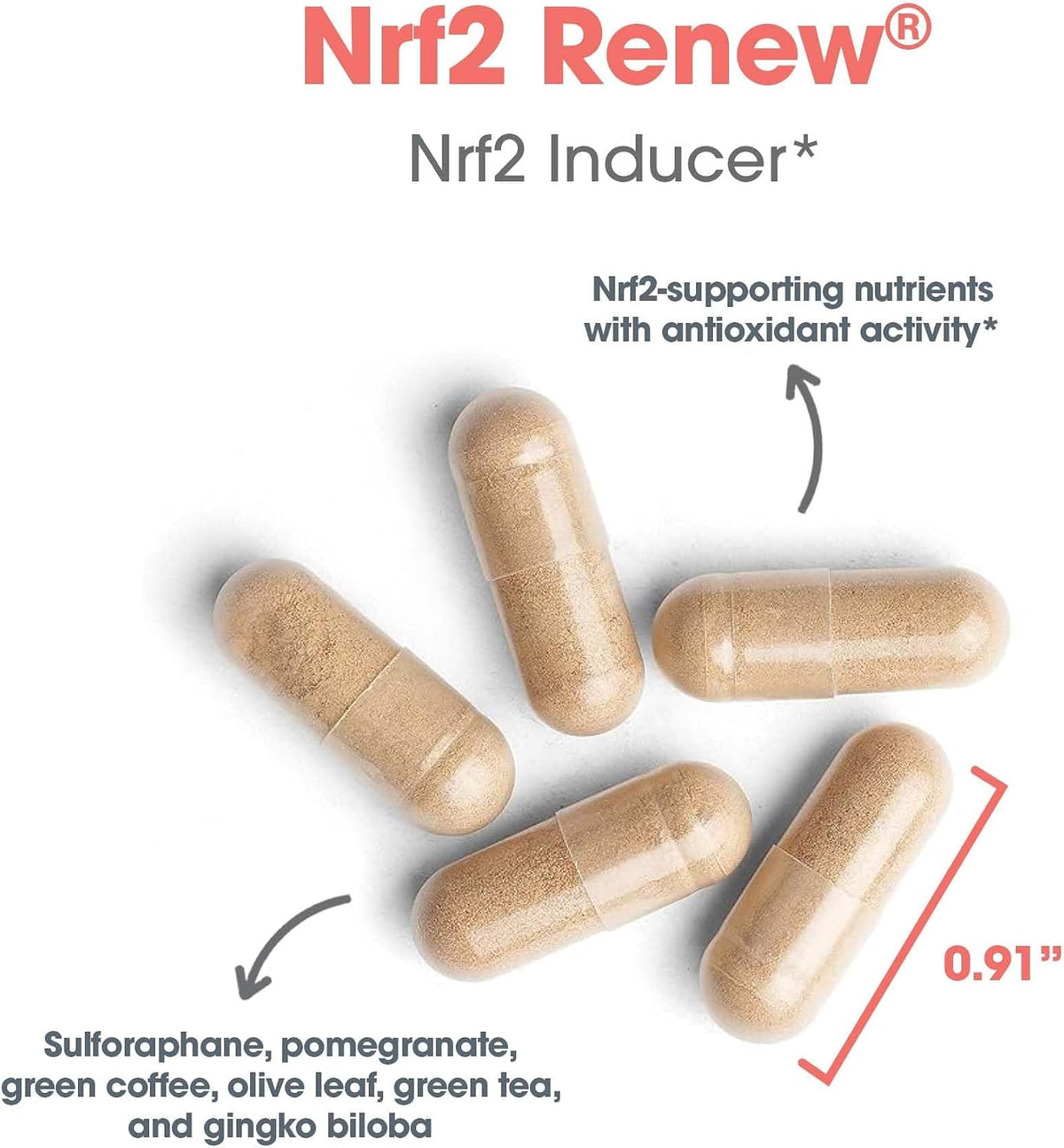 ARG Nrf2 Renew – Sulforaphane Supplement with NRF2 Activator, 120 Capsules - görsel 5