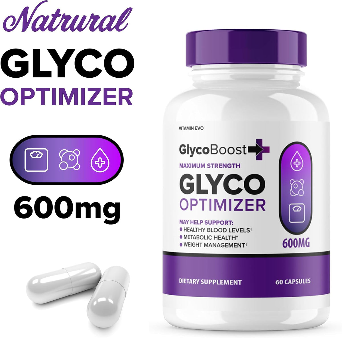 GlycoBoost Capsules (60 Capsules, 1 Month Supply) - görsel 2