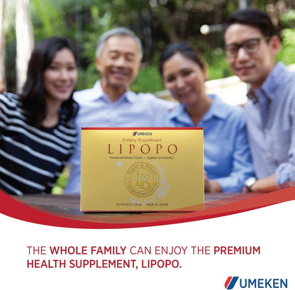Umeken Lipopo Immune Support Supplement, 180 Sachets (6-Month Supply)